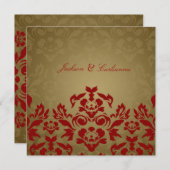 311ゴールデンフレームスクエア招待状 招待状 (正面/裏面)