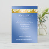 311ゴールデンブルーギリシャ鍵 招待状 (スタンド正面)