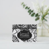 311シックで及びレースのようなぽっちゃりした名刺 名刺 (スタンド正面)