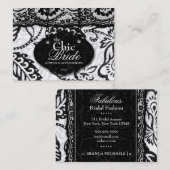 311シックで及びレースのようなぽっちゃりした 名刺 (正面/裏面)