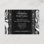 311シックで及びレースのようなぽっちゃりした 名刺 (裏面)