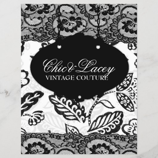 311シックとレイシーの白黒 チラシ (正面)