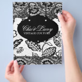 311シックとレイシーの白黒 チラシ (手)