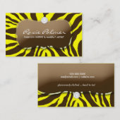 311シマウマTeaze Shazam 名刺 (正面/裏面)