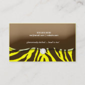 311シマウマTeaze Shazam 名刺 (裏面)