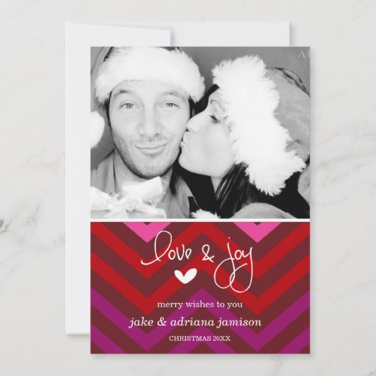 311シメリーェブロンホリデーフォトカード シーズンカード (正面)