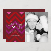 311シメリーェブロンホリデーフォトカード シーズンカード (正面/裏面)