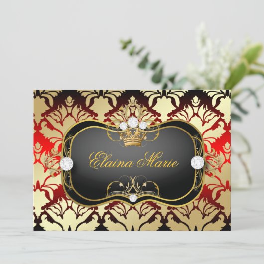 311ジェットブラックチャオベラさくらんぼサス誕生日 招待状 (スタンド正面)