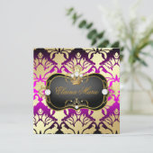 311ジェットブラックチャオベラピンクサスSweet sixteen 招待状 (スタンド正面)