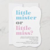 311ジェンダーがリトルミスターリトルを明か恋しく思す 招待状 (正面)