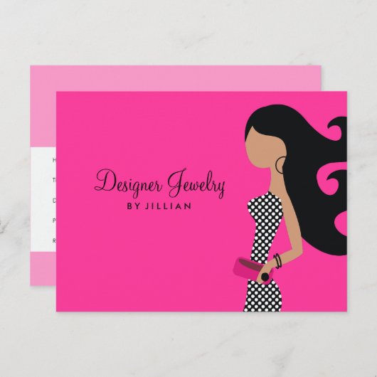 311ジュエリーのパーティーの郵便はがき インビテーションポストカード (正面/裏面)