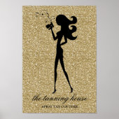 311スプレータンファッショニスタポスターフェイクグリッター ポスター (正面)