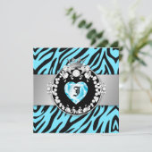 311ゼブラ·ティーク·キス·クイーンオブ·ハートズSweet16 招待状 (スタンド正面)