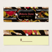 311タイグレスゼブラバラ価格ラベル (正面&裏面)