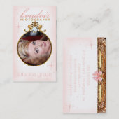 311ダイヤモンドの私室の写真撮影のテンプレート 名刺 (正面/裏面)