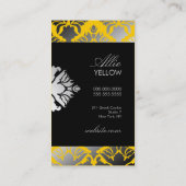 311ダマスク織のきらめくの救命ジャケツ 名刺 (裏面)