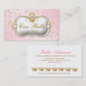 311チャオベラゴールデンディバイニングピンクパンチカード ロイヤリティカード (正面/裏面)