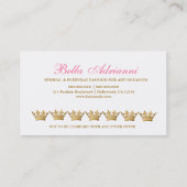 311チャオベラゴールデンディバイニングピンクパンチカード ロイヤリティカード (裏面)