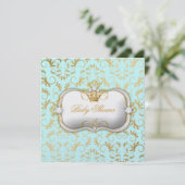 311チャオベラゴールデンディヴァインブルーベイビーシャワー 招待状 (スタンド正面)