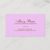 311テストカスタムなS. Sweets 名刺 (裏面)