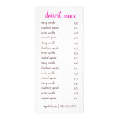 311デイジーカップケーキのかわいこちゃんのアフリカ系アメリカ人 ラックカード (裏面)