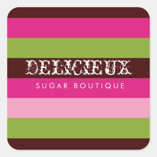 311デリシユックスキャンディストライプスクエア スクエアシール (正面)