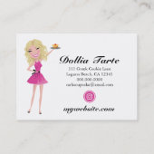 311ドールフェイスデザーツブロンディレモンタルトビジネス 名刺 (裏面)