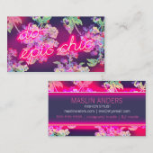 311ネオン白熱は叙事詩の上品をします 名刺 (正面/裏面)