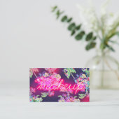 311ネオン白熱Okしかし最初化粧 名刺 (スタンド正面)