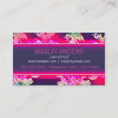 311ネオン白熱Okしかし最初鞭 名刺 (裏面)