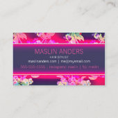 311ネオン白熱Okしかし毛 名刺 (裏面)