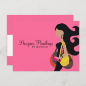 311ハンドバッグのパーティーの郵便はがき インビテーションポストカード (正面/裏面)