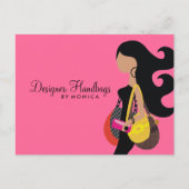 311ハンドバッグのパーティーの郵便はがき インビテーションポストカード (正面)