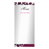 311バロックのブティック|のショッキングピンクのヒョウの棚カード ラックカード (裏面)