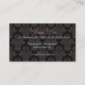 311ピンクの歓喜 名刺 (裏面)