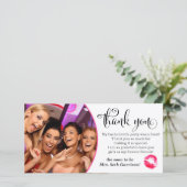 311ピンクリップバチェロレッテありがとう サンキューカード (スタンド正面)