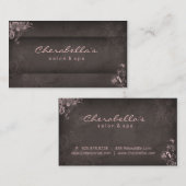 311ピンクループサロンスパフローラ名刺 名刺 (正面/裏面)