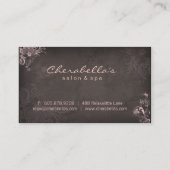 311ピンクループサロンスパフローラ名刺 名刺 (裏面)