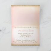 311フェイクなグリッターの花嫁のブランチの原稿 招待状 (内部)