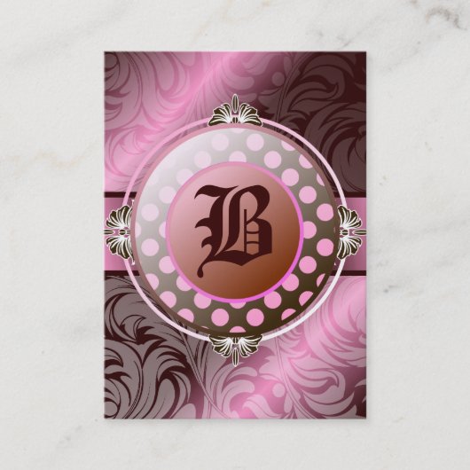 311ブラウンの砂糖の菓子 名刺 (正面)