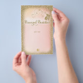 311ブロンズド美しいグリッタースプレーフライヤー2 チラシ (ハンドル)