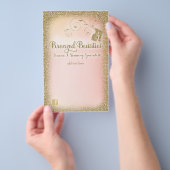 311ブロンズド美しいグリッタースプレーフライヤー チラシ (ハンドル)