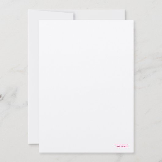 311ベガスベビースパークルキスメタル 招待状 (裏面)