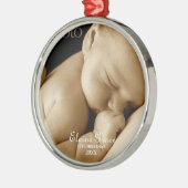 311ベビーの初めてのクリスマスのオーナメント メタルオーナメント (左)