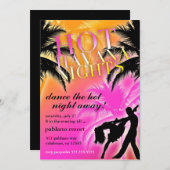 311ホットハバナナイツブラック招待状 招待状 (正面/裏面)