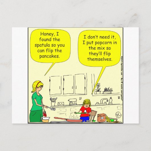 311ポップコーンパンケーキ漫画 ポストカード (正面)