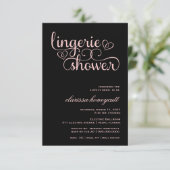 311モモのルクスのピンクのブライダルシャワー 招待状 (スタンド正面)