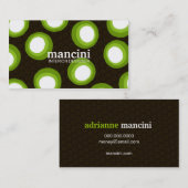 311ライムのレトロの点 名刺 (正面/裏面)