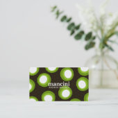 311ライムのレトロの点 名刺 (スタンド正面)