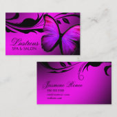 311ラストロウスバタフライピンク&パープル 名刺 (正面/裏面)